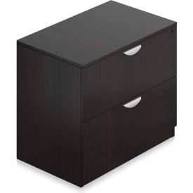 Offices To Go™ Two Drawer Lateral File in Espresso - Executive Modular Furniture 622LF-AELSL3