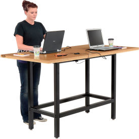 Interion® Standing Height Table with Power 72