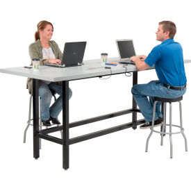 Interion® Standing Height Table With Power 96