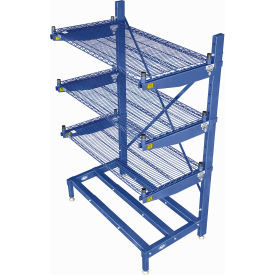 Nexel® Single-Sided Cantilever Rack Shelving 3 Wire Shelves 72