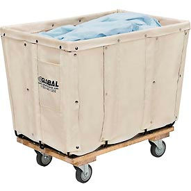 GoVets™ Canvas Basket Truck 8 Bushel Capacity Assembled 302241