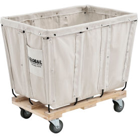 GoVets™ KD 8 Bushel Canvas Basket Bulk Truck 353800