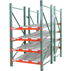 GoVets™ Carton Flow Rack 4 Levels SpanTrack Lane 108