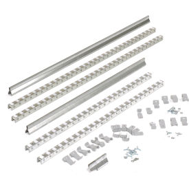 GoVets™ Gravity Carton Flow Roller Track Kit 84
