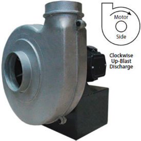 GoVets™ Aluminum TEFC Blower 5 HP 3 Phase CW Upblast 1600 CFM 3017B70