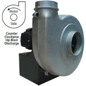 GoVets™ Aluminum TEFC Blower 1 HP 3 Phase CCW Upblast 575 CFM 3108B70