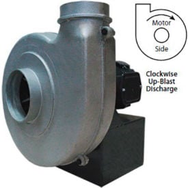 GoVets™ Aluminum TEFC Blower 1/2 HP Single Phase CW Upblast 345 CFM 3113B70