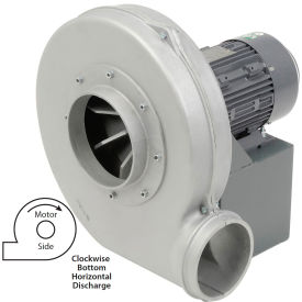 GoVets™ Explosion Proof Blower 1-1/2 HP Single Phase CW Bottom Horiz. 840 CFM 3353B70