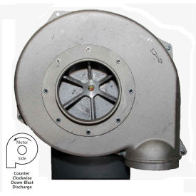 GoVets™ Aluminum TEFC Blower 3 HP Single Phase CCW Downblast 1245 CFM 3371B70