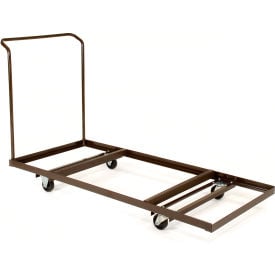 Interion® Table Cart For Rectangular Folding Tables - Holds 12 - Up To 96
