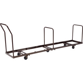 Interion® Chair Cart for Folding Chairs - Vertical Stack - 50 Chair Capacity 99151B20