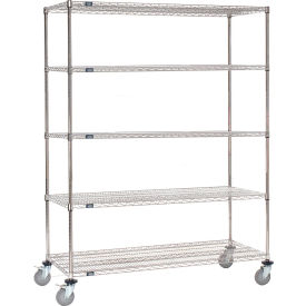 Nexel® 5 Shelf Truck Chrome 36