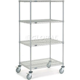 Nexel® 4 Shelf Truck Chrome 36