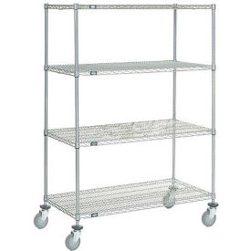 Nexel® 4 Shelf Truck Chrome 48