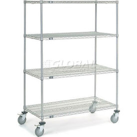 Nexel® 4 Shelf Truck Chrome 48