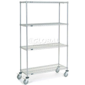 Nexel® 4 Shelf Truck Chrome 48
