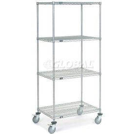 Nexel® 4 Shelf Truck Chrome 36