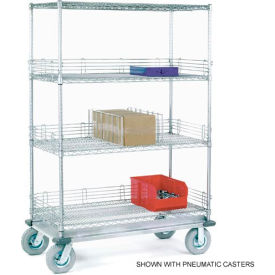 Nexel® 4 Shelf Truck Chrome 36