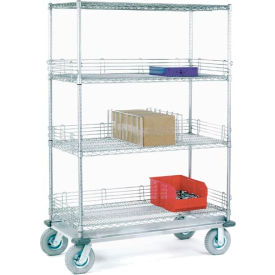 Nexel® 4 Shelf Truck Chrome 36