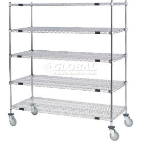 Nexel® 5 Shelf Truck Chrome 48