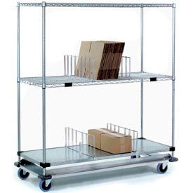 Nexel® 3 Shelf Truck Chrome 48