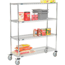 Nexel® 4 Shelf Truck Chrome 48