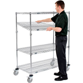 Nexel® 4 Shelf Truck Chrome 48