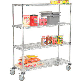 Nexel® 4 Shelf Truck Chrome 48