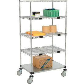 Nexel® 5 Shelf Truck Chrome 36