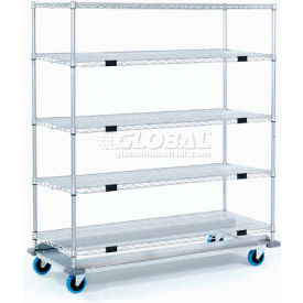 Nexel® 5 Shelf Truck Chrome 36