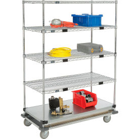 Nexel® 5 Shelf Truck Chrome 48