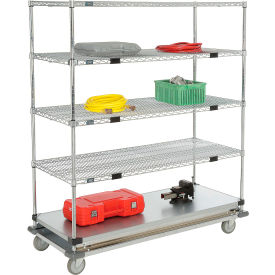 Nexel® 5 Shelf Truck Chrome 60