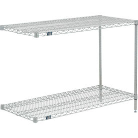 Nexel® 2 Shelf Poly-Z-Brite® Wire Shelving Unit Add On 60