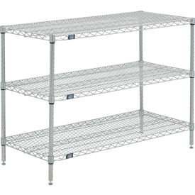 Nexel® 3 Shelf Poly-Z-Brite® Wire Shelving Unit Starter 42