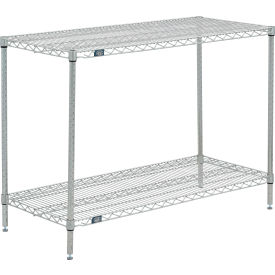 Nexel® 2 Shelf Poly-Z-Brite® Wire Shelving Unit Starter 24