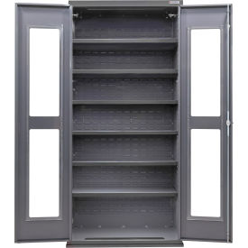 GoVets Clear-View Configurable Shelf Cabinet 36