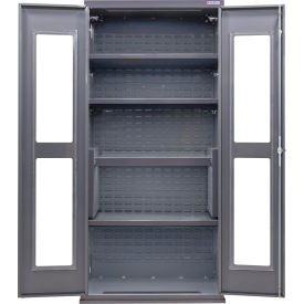 GoVets Clear-View Configurable Charging Cabinet 36