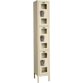 GoVets™ 3-Tier 3 Door Clear View Locker 12