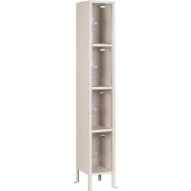 GoVets™ 4-Tier 4 Door Clear View Locker 12
