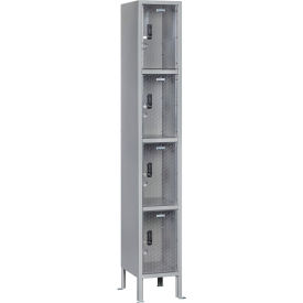 GoVets 4-Tier 4 Door Clear View Locker Digital Lock12