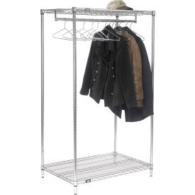 Free Standing Clothes Rack - 2-Shelf - 36