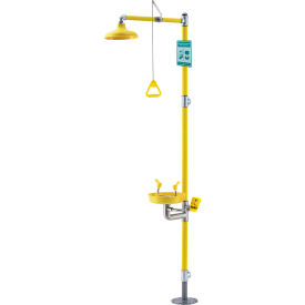 GoVets™ Emergency Combination Shower with Eyewash Station 383708