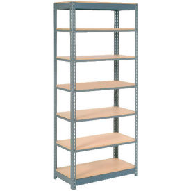 GoVets 7 Shelf Commercial Duty Boltless Shelving Starter 36