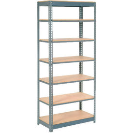 GoVets 7 Shelf Commercial Duty Boltless Shelving Starter 48