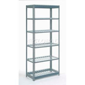 GoVets 6 Shelf Commercial Duty Boltless Shelving Starter 36