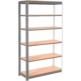 GoVets 6 Shelf Commercial Duty Boltless Shelving Add On 48