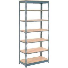 GoVets 7 Shelf Commercial Duty Boltless Shelving Starter 36