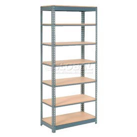 GoVets 7 Shelf Commercial Duty Boltless Shelving Starter 36