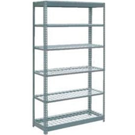 GoVets 6 Shelf Commercial Duty Boltless Shelving Starter 48