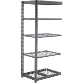 GoVets 5 Shelf Commercial Duty Boltless Shelving Add On 48